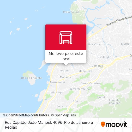 Rua Capitão João Manoel, 4096 mapa