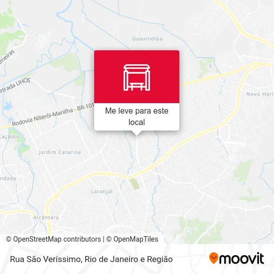 Rua São Veríssimo mapa