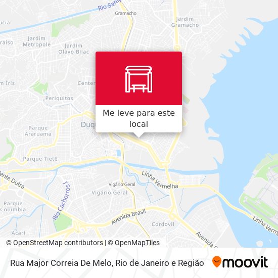 Rua Major Correia De Melo mapa