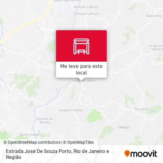 Estrada José De Souza Porto mapa