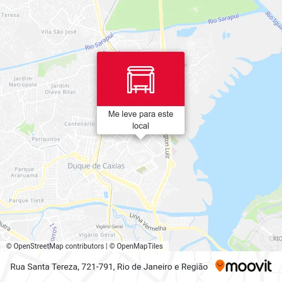 Rua Santa Tereza, 721-791 mapa