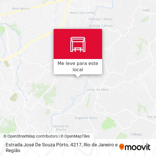 Estrada José De Souza Pôrto, 4217 mapa