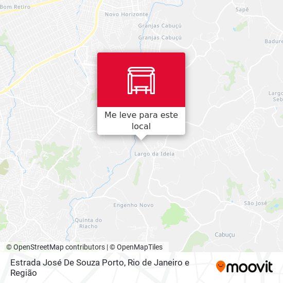 Estrada José De Souza Porto mapa