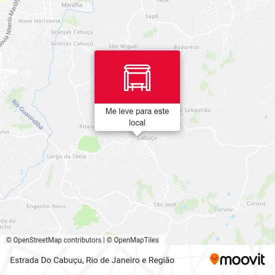 Estrada Do Cabuçu mapa