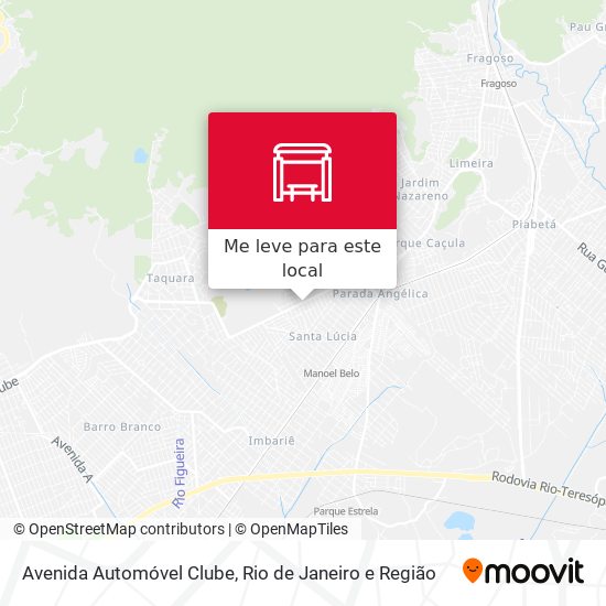 Avenida Automóvel Clube mapa