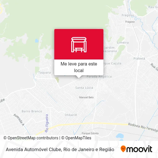 Avenida Automóvel Clube mapa