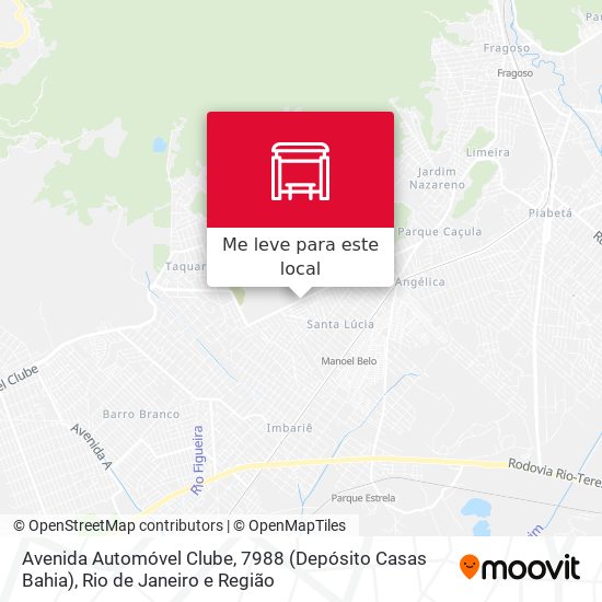 Avenida Automóvel Clube, 7988 (Depósito Casas Bahia) mapa