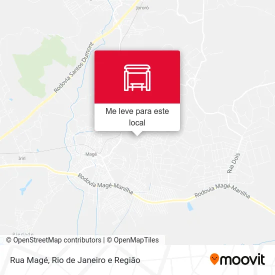 Rua Magé mapa