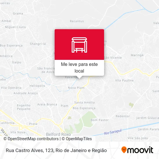 Rua Castro Alves, 123 mapa