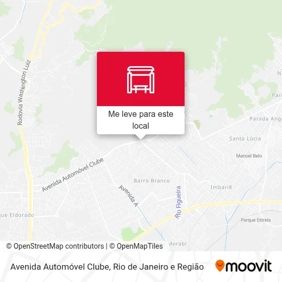 Avenida Automóvel Clube mapa