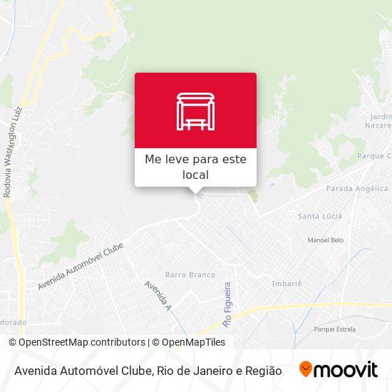 Avenida Automóvel Clube mapa