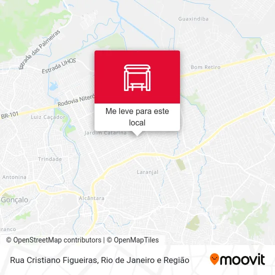 Rua Cristiano Figueiras mapa
