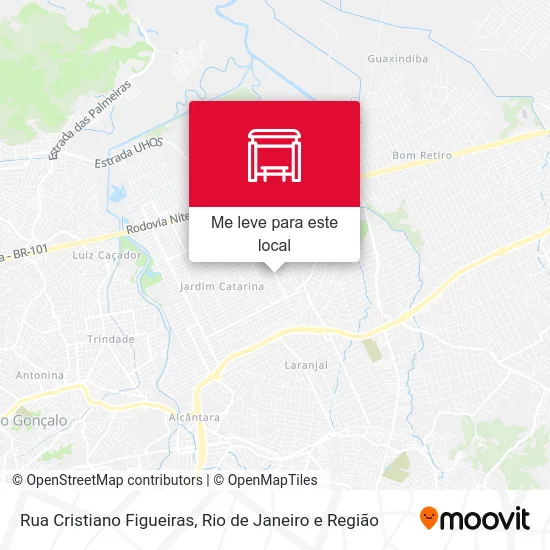 Rua Cristiano Figueiras mapa