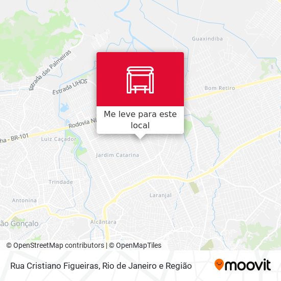 Rua Cristiano Figueiras mapa