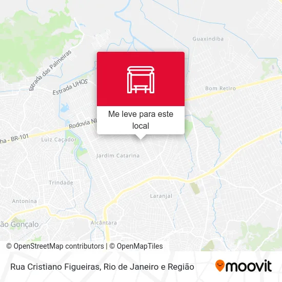 Rua Cristiano Figueiras mapa
