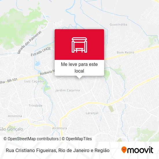 Rua Cristiano Figueiras mapa