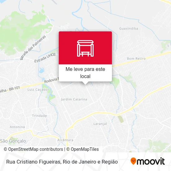 Rua Cristiano Figueiras mapa