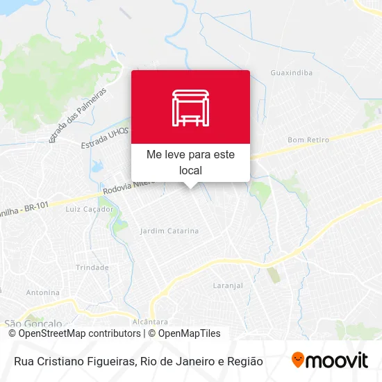 Rua Cristiano Figueiras mapa