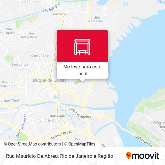Rua Maurício De Abreu mapa