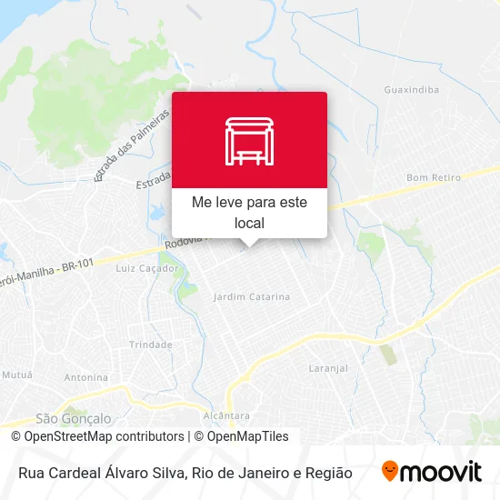Rua Cardeal Álvaro Silva mapa