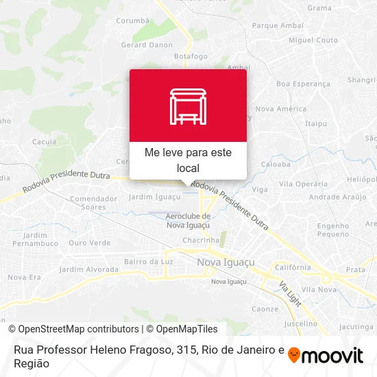 Rua Professor Heleno Fragoso, 315 mapa