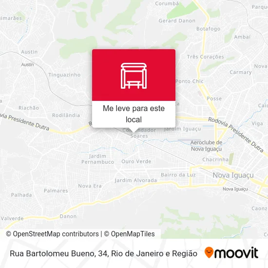 Rua Bartolomeu Bueno, 34 mapa