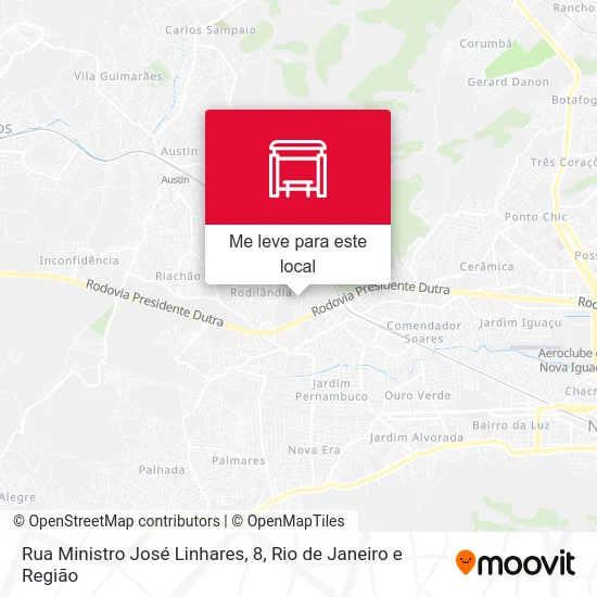 Rua Ministro José Linhares, 8 mapa