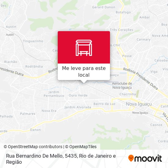 Rua Bernardino De Mello, 5435 mapa
