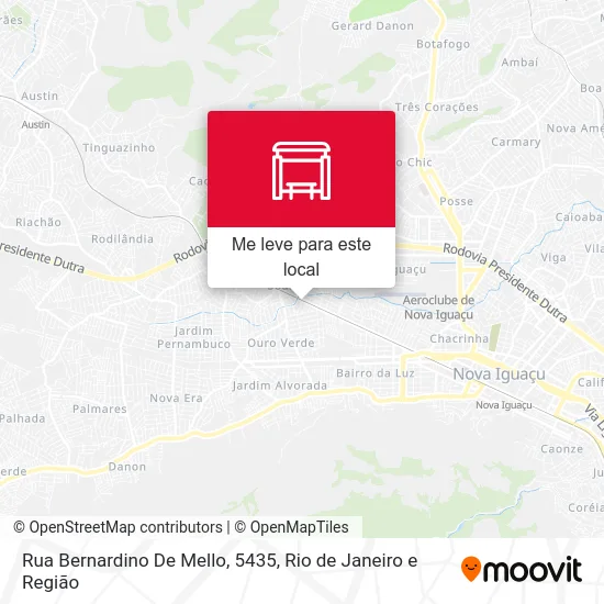 Rua Bernardino De Mello, 5435 mapa