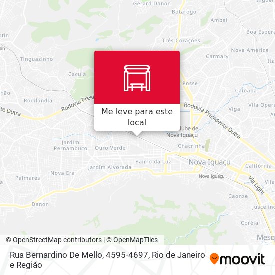 Rua Bernardino De Mello, 4595-4697 mapa