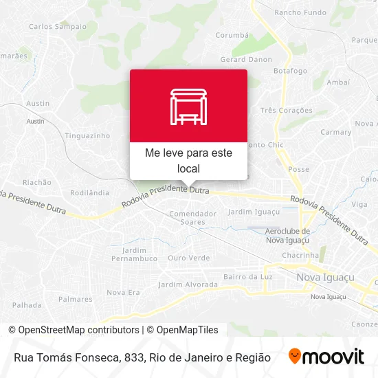Rua Tomás Fonseca, 833 mapa