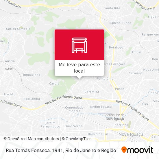 Rua Tomás Fonseca, 1941 mapa