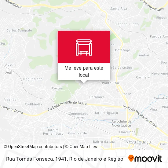 Rua Tomás Fonseca, 1941 mapa