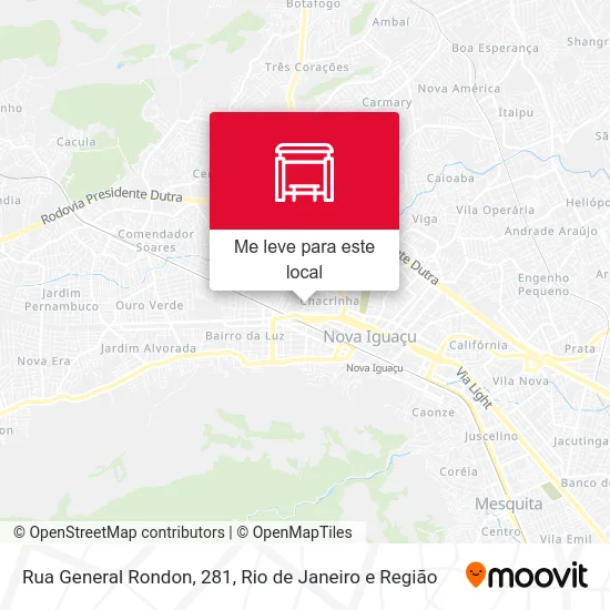 Rua General Rondon, 281 mapa