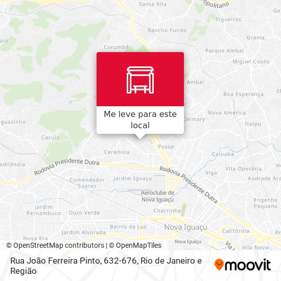 Rua João Ferreira Pinto, 632-676 mapa