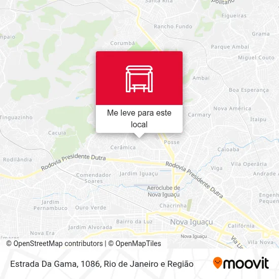 Estrada Da Gama, 1086 mapa