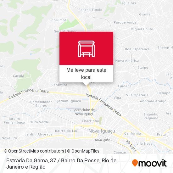 Estrada Da Gama, 37 / Bairro Da Posse mapa