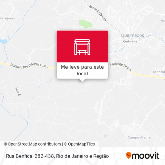 Rua Benfica, 282-438 mapa