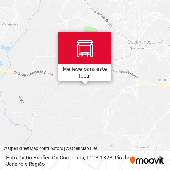 Estrada Do Benfica Ou Camboatá, 1108-1328 mapa