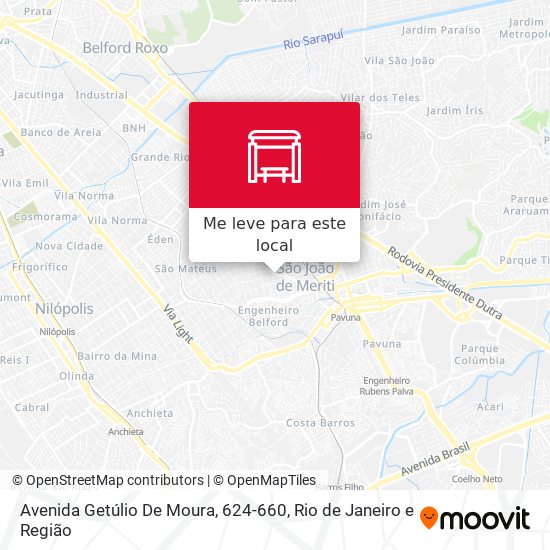 Avenida Getúlio De Moura, 624-660 mapa