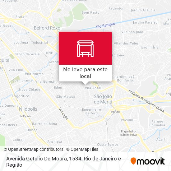 Avenida Getúlio De Moura, 1534 mapa