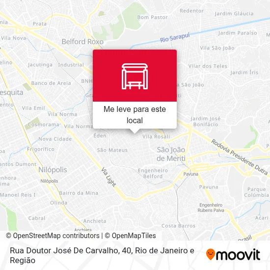 Rua Doutor José De Carvalho, 40 mapa