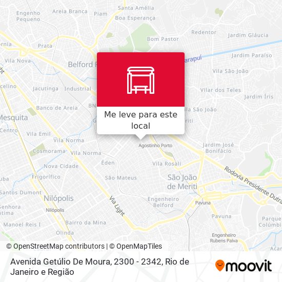 Avenida Getúlio De Moura, 2300 - 2342 mapa