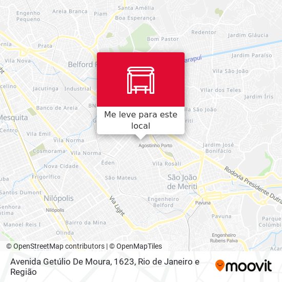 Avenida Getúlio De Moura, 1623 mapa