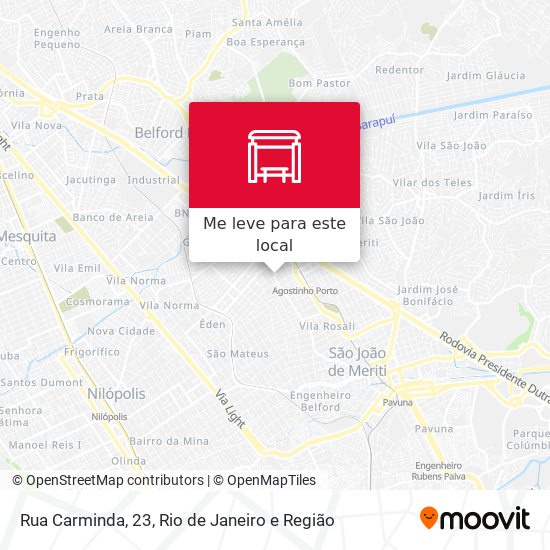 Rua Carminda, 23 mapa