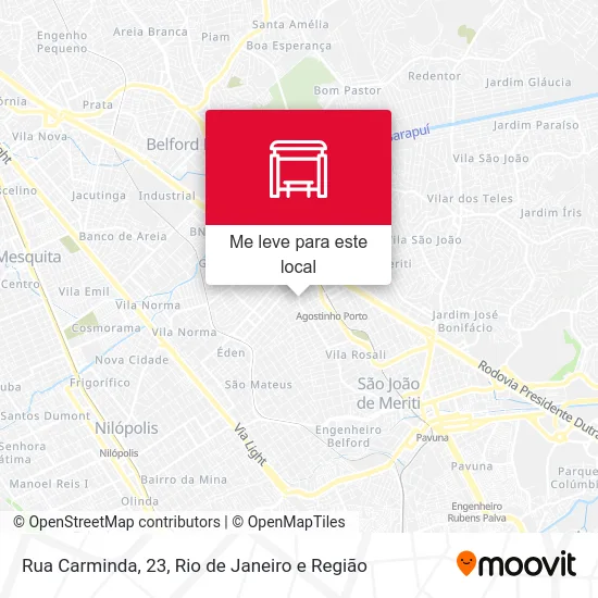 Rua Carminda, 23 mapa