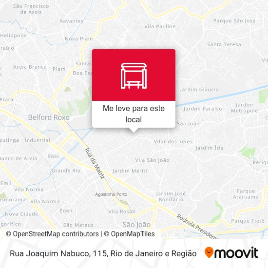 Rua Joaquim Nabuco, 115 mapa