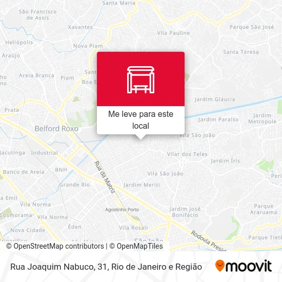 Rua Joaquim Nabuco, 31 mapa