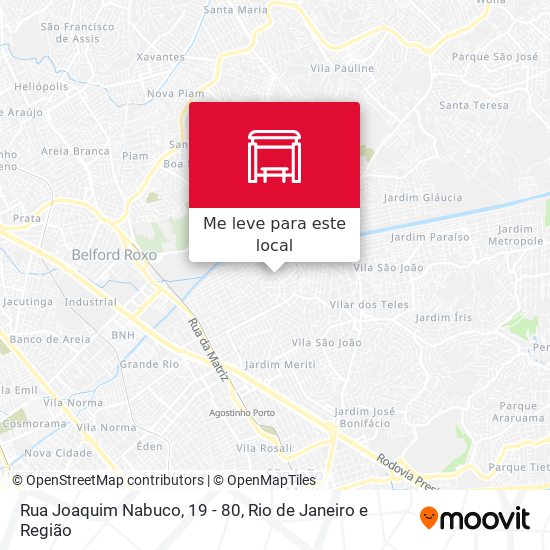 Rua Joaquim Nabuco, 19 - 80 mapa
