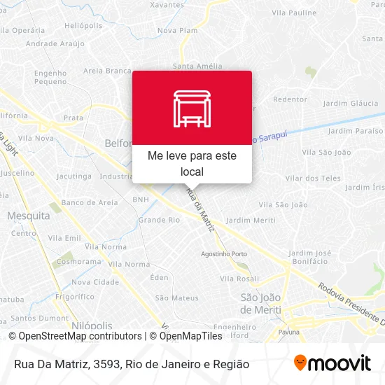 Rua Da Matriz, 3593 mapa